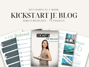 Kickstart je blog: van Idee naar Inkomen
