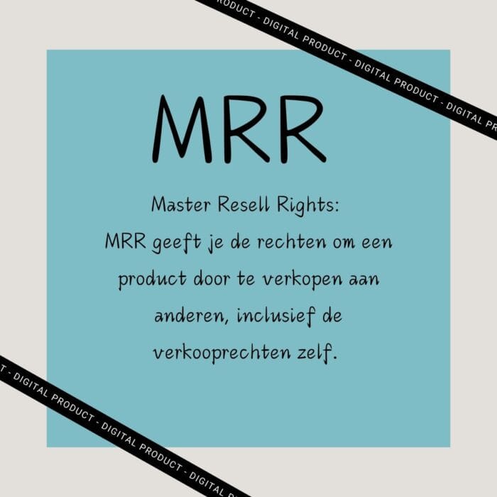 MRR Master Resell Rights
