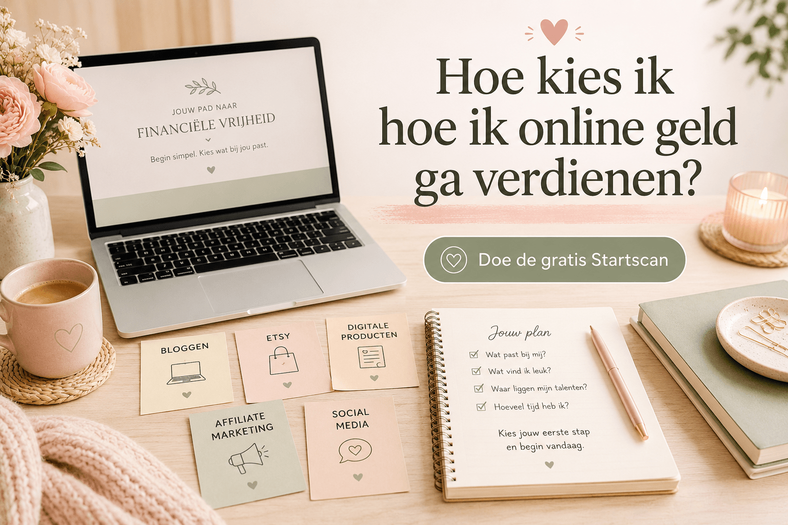 hoe kies ik hoe ik online geld ga verdienen
